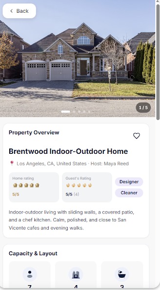 HavenSync property screen