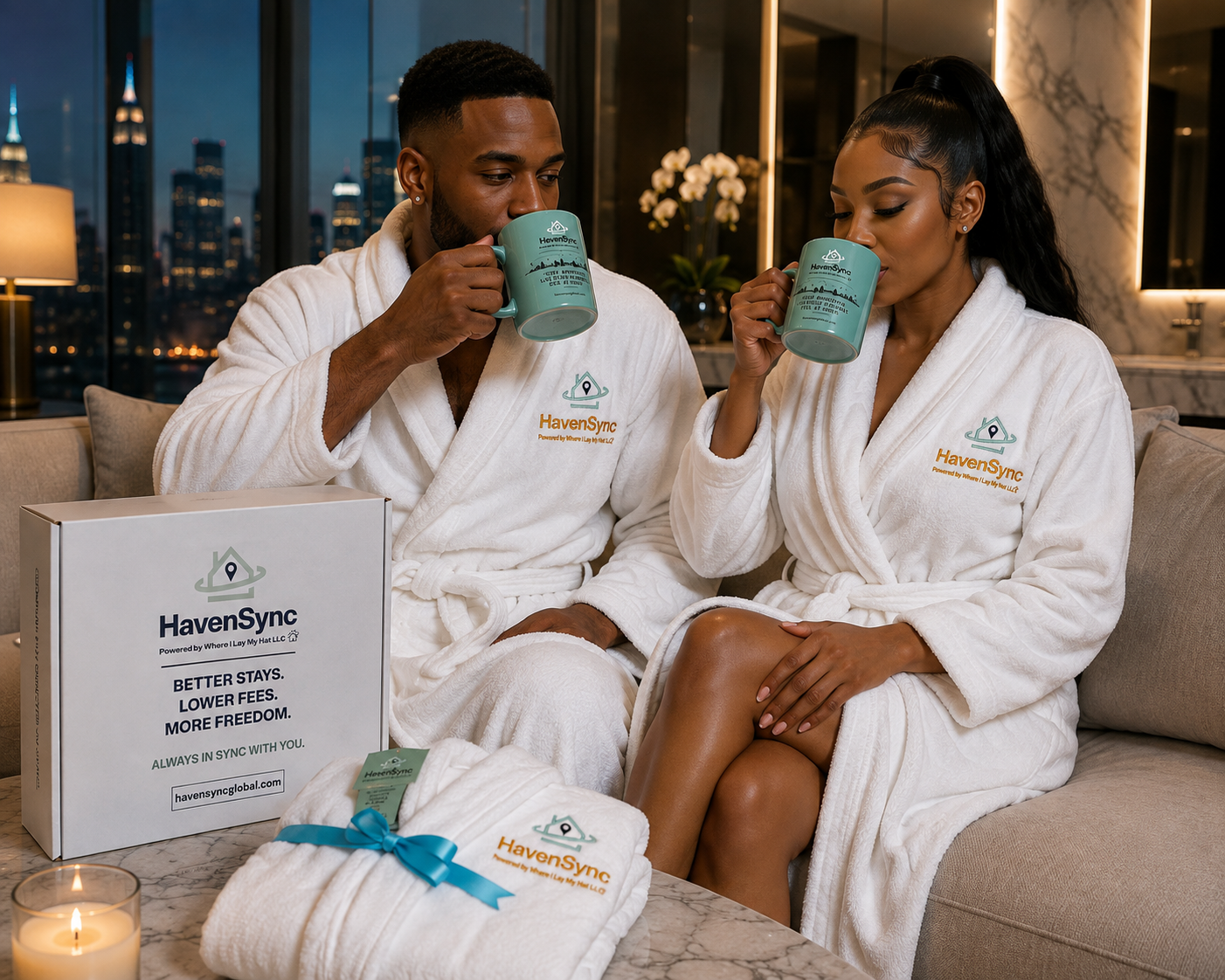 Robe drinking